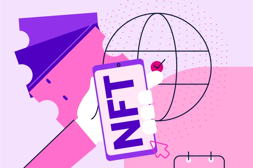 NFT ticket concept