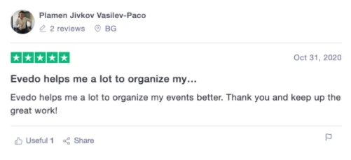 Trustpilot review