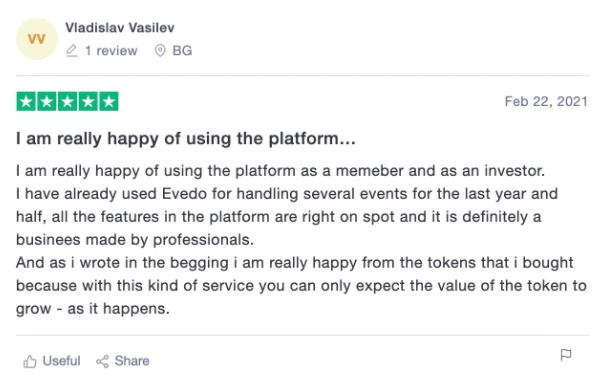 Trustpilot review